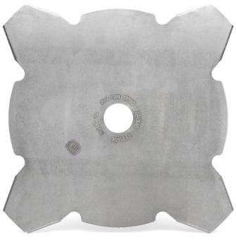 Grasschneideblatt D=255mm, 4-flügel 